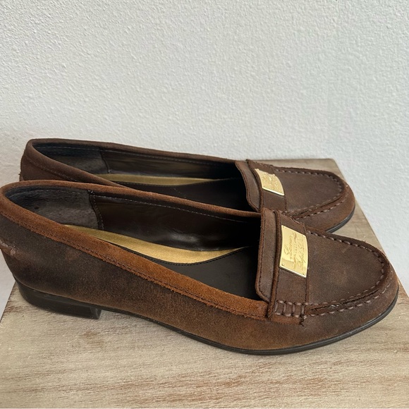 Lauren Ralph Lauren Brown Loafers Slip On Shoes - Picture 4 of 11